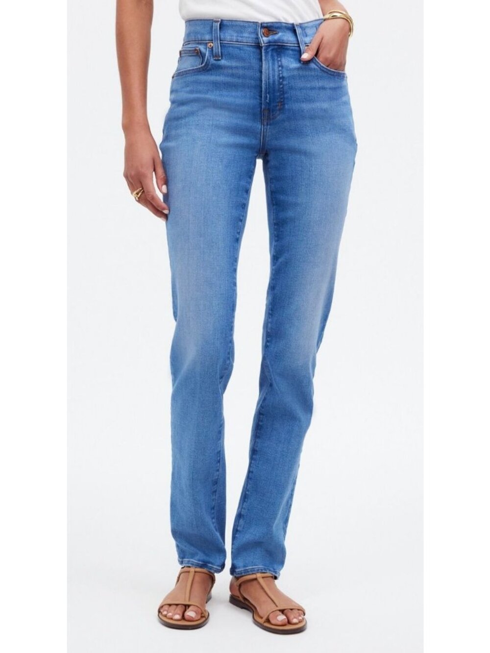 Madewell NQ190 The Mid-Rise Perfect Vintage Jeans Gilrain Wash Size 26 NWT!